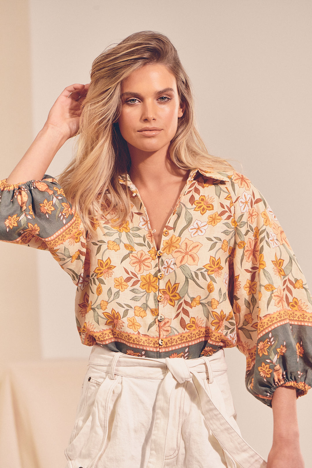 Pottsville Print Shae Blouse