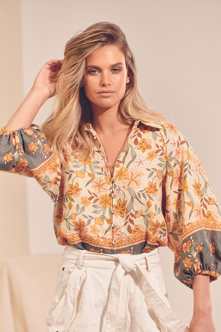 Pottsville Print Shae Blouse