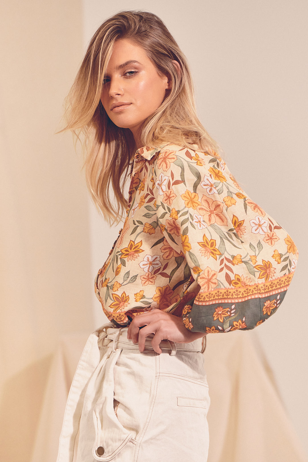 Pottsville Print Shae Blouse