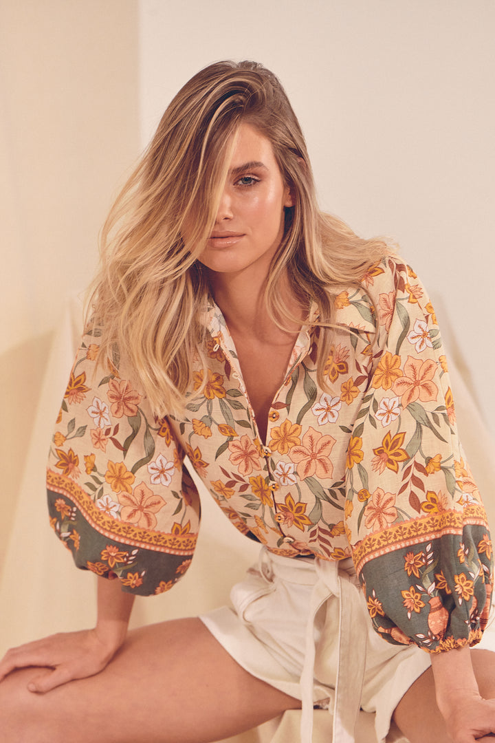 Pottsville Print Shae Blouse