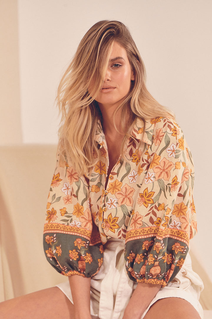 Pottsville Print Shae Blouse