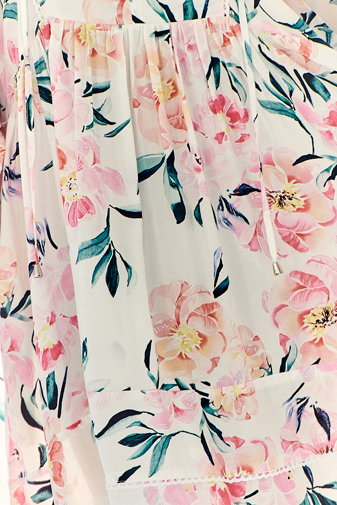 Peony Princess Print Adela Mini Dress