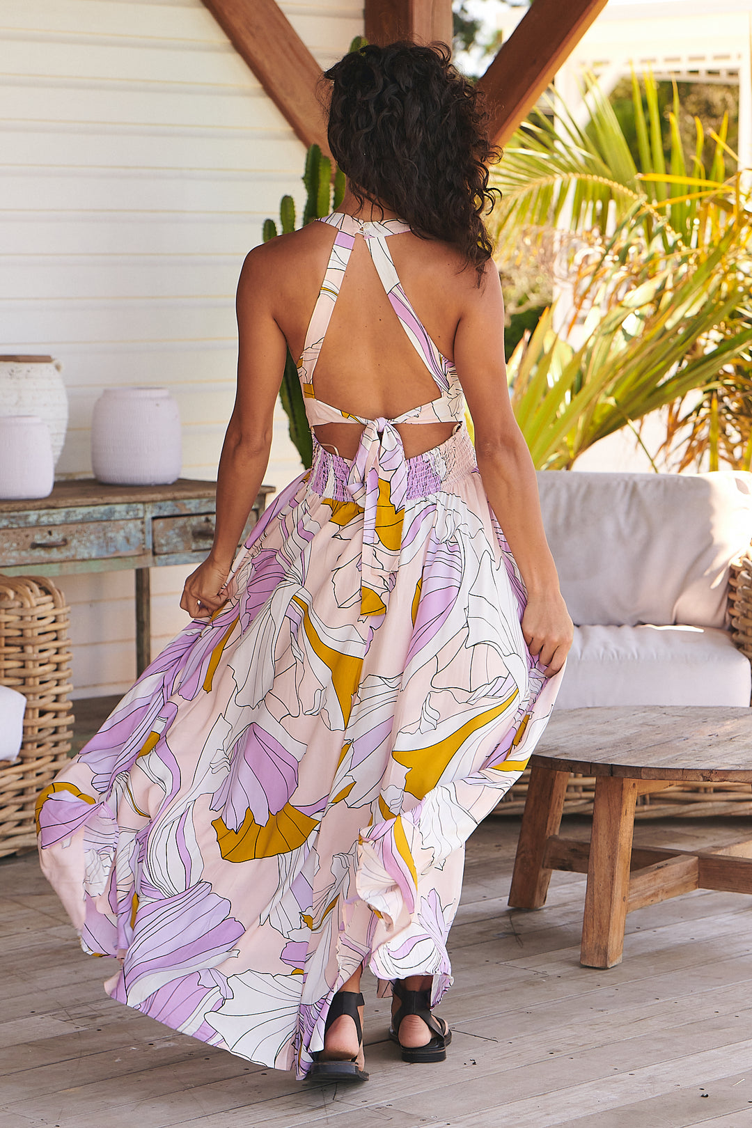 Lavender Swirl Print Endless Summer