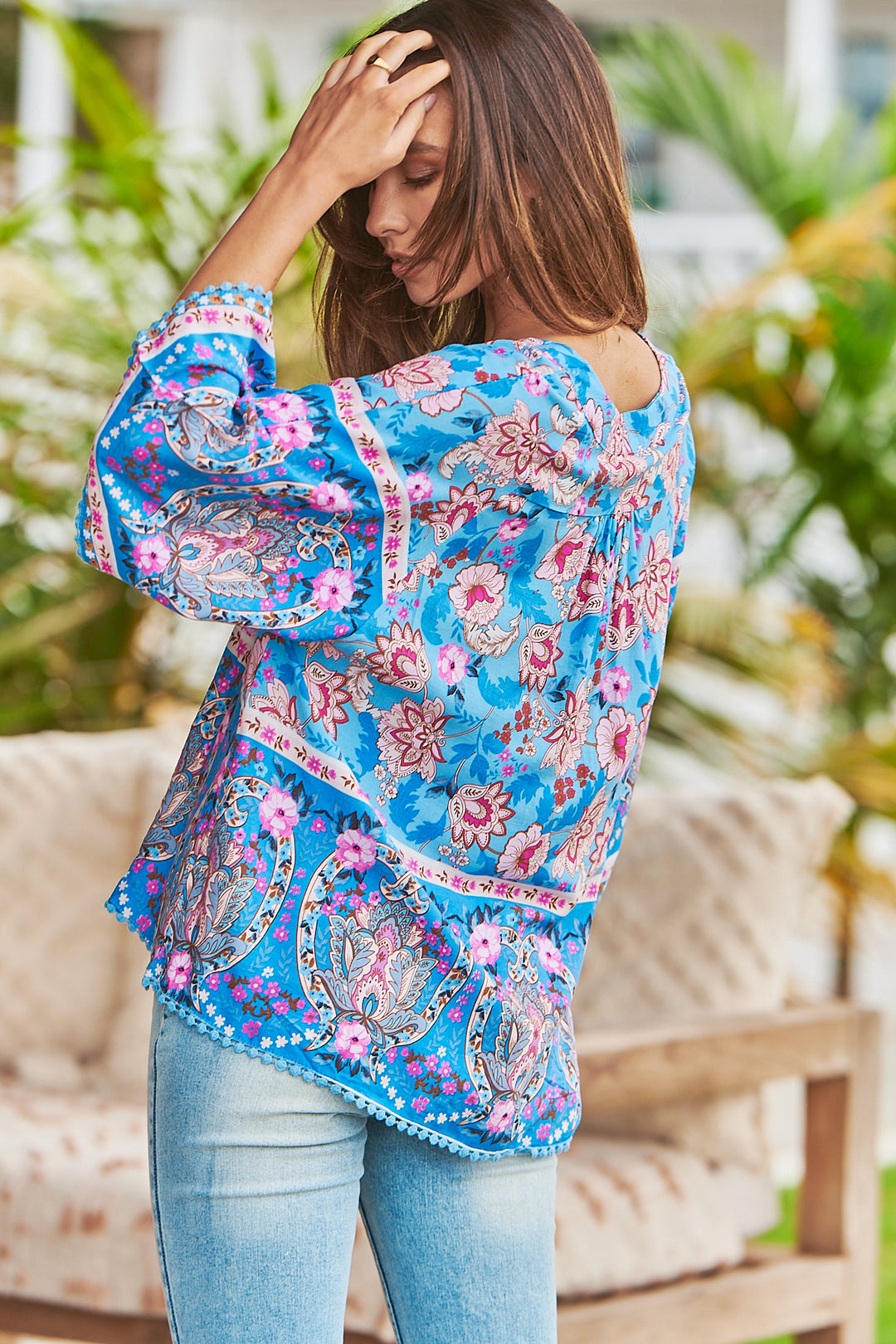 Keilani Print Gabriella Top
