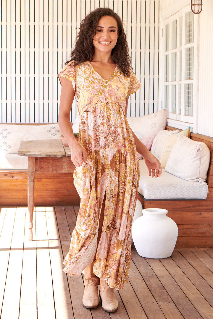 Tuscany Print Melissa Maxi