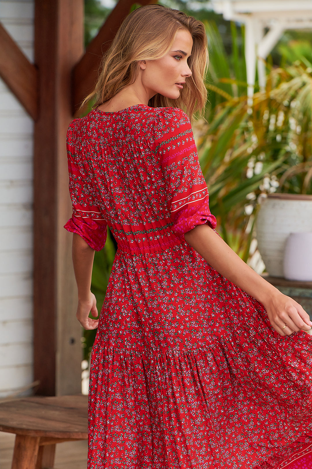 Cherry Bomb Print Tessa Maxi