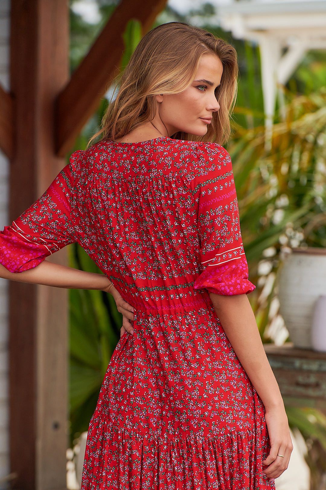 Cherry Bomb Print Tessa Maxi