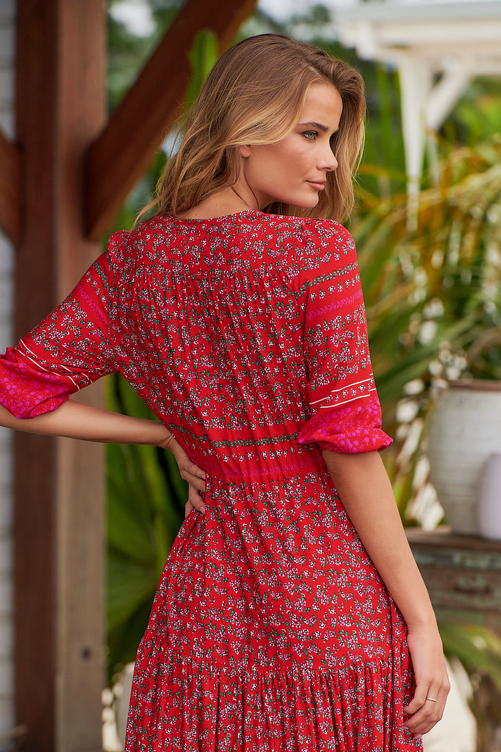 Cherry Bomb Print Tessa Maxi