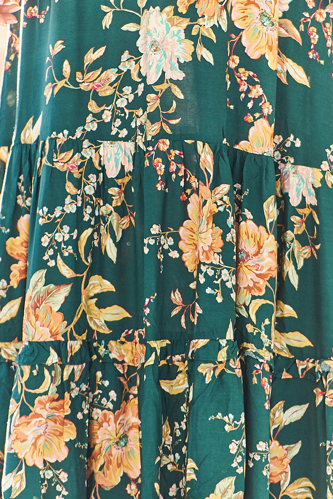 Autumn Bloom Print Shiloh Maxi Dress