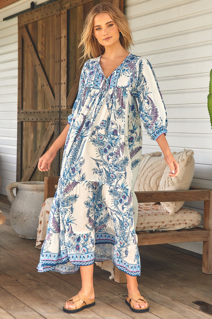 Sea Breeze Print Paris Maxi