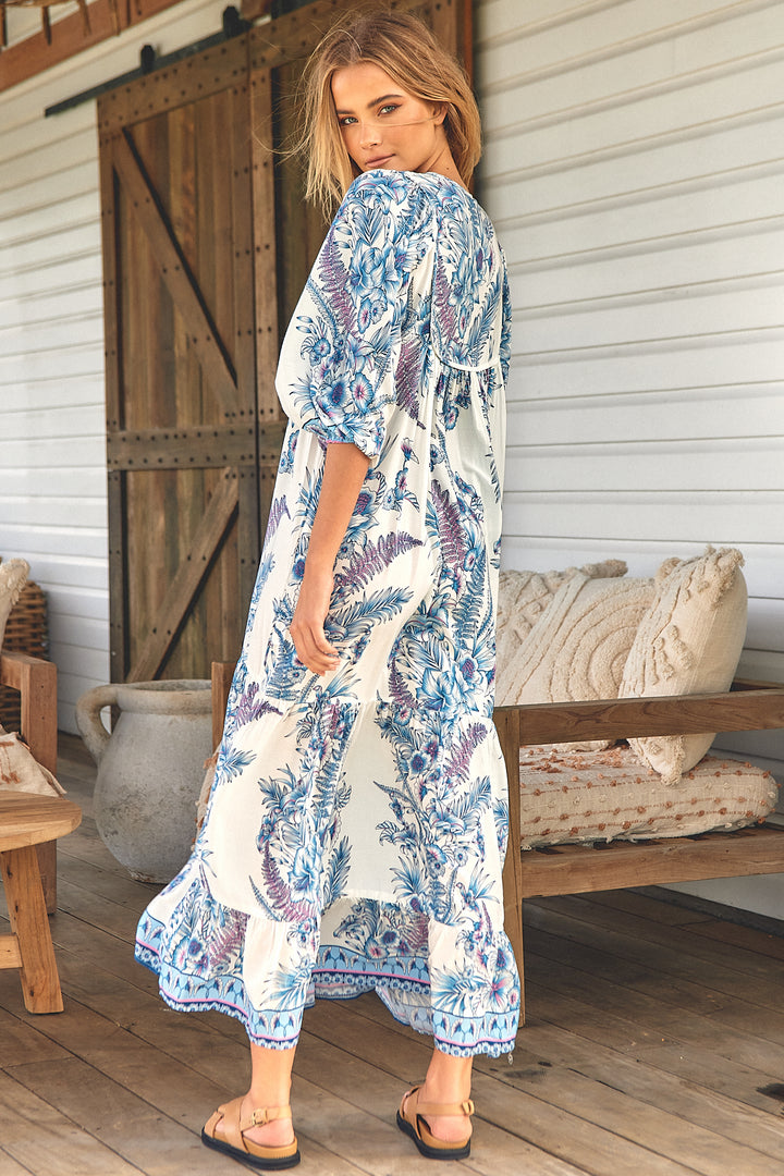 Sea Breeze Print Paris Maxi