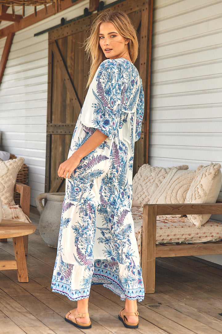 Sea Breeze Print Paris Maxi