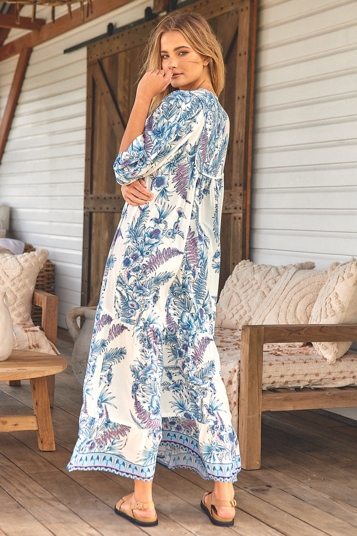 Sea Breeze Print Paris Maxi