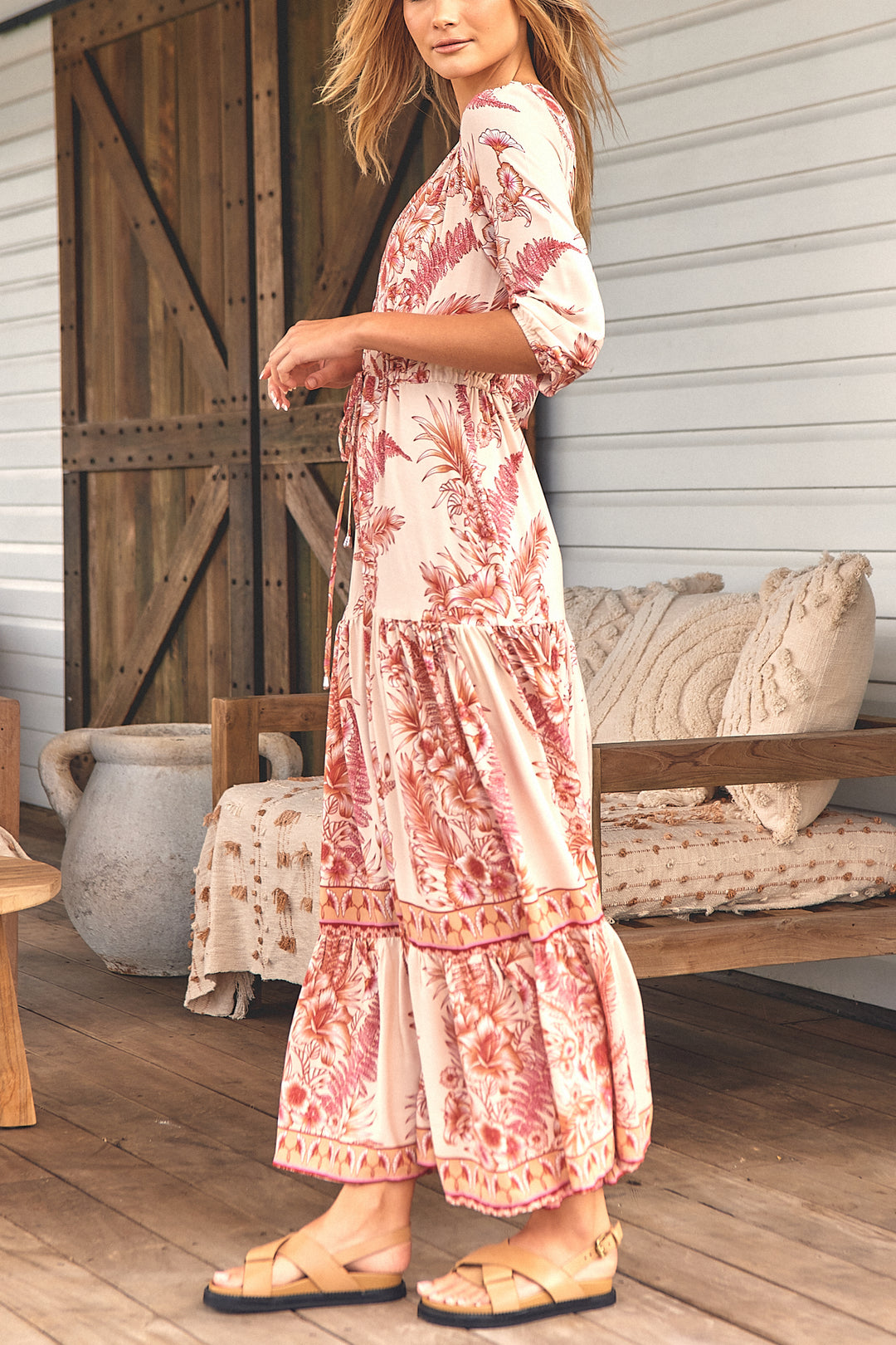 Balmy Nights Print Tessa Maxi