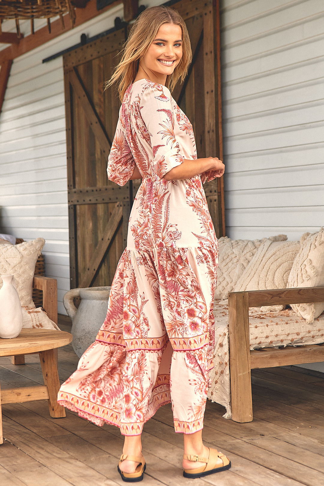 Balmy Nights Print Tessa Maxi