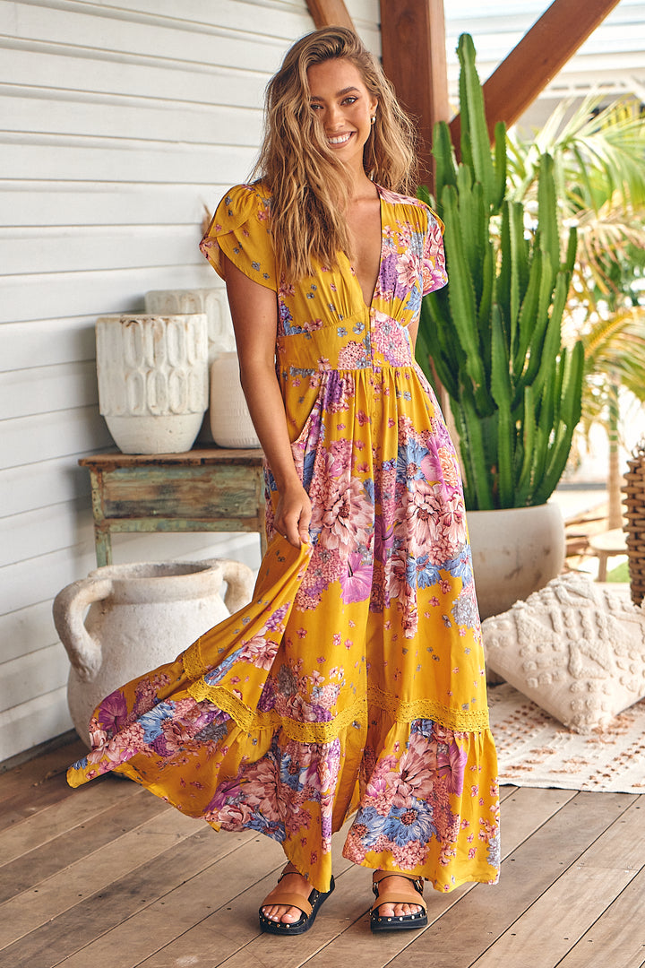 Sumaya Print Tabitha Maxi Dress