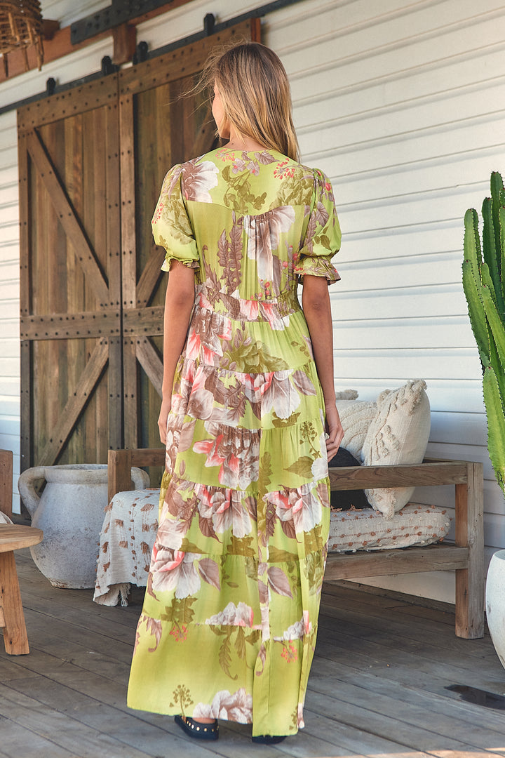 Mistletoe Print Annabel Maxi