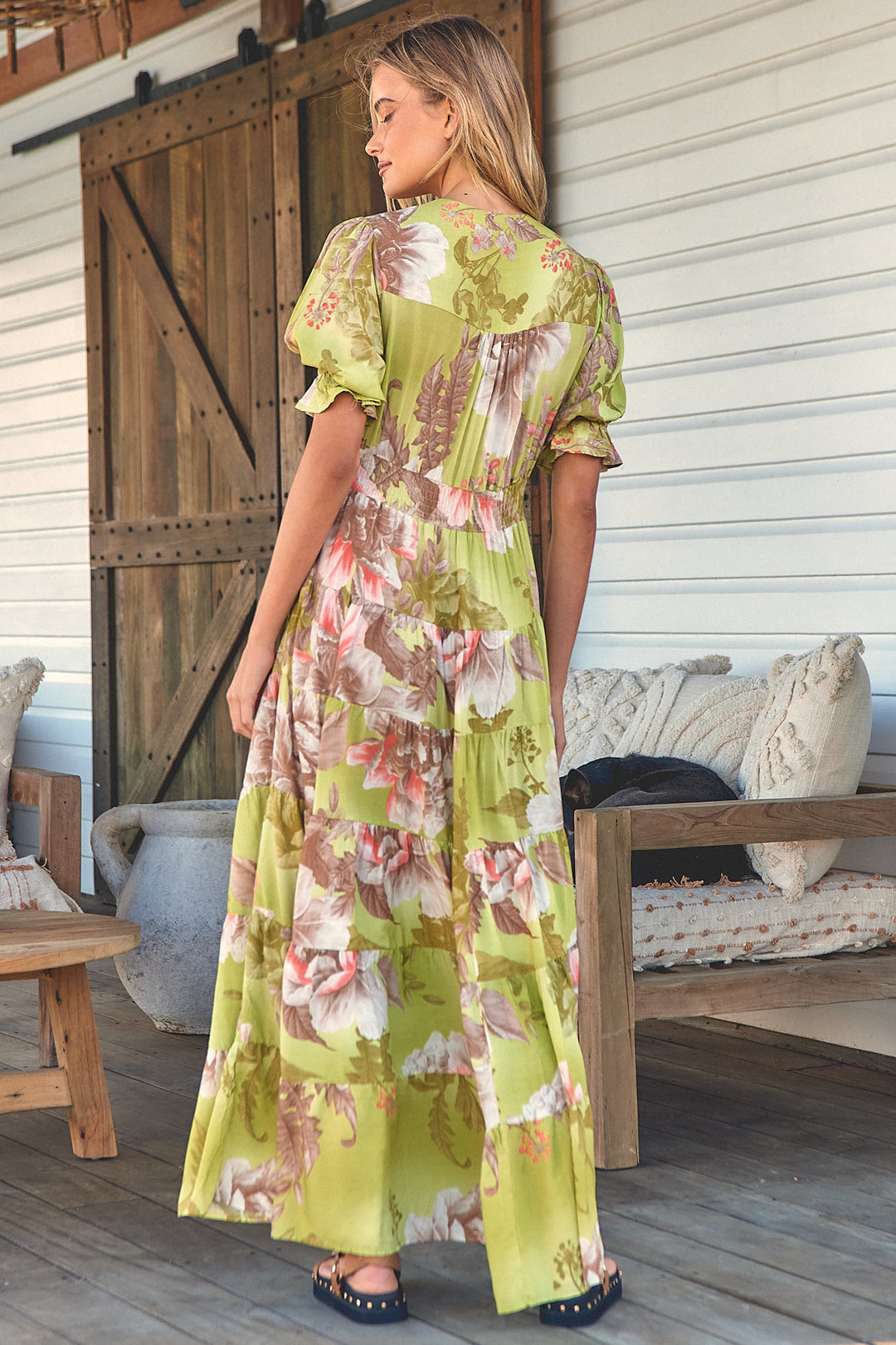 Mistletoe Print Annabel Maxi