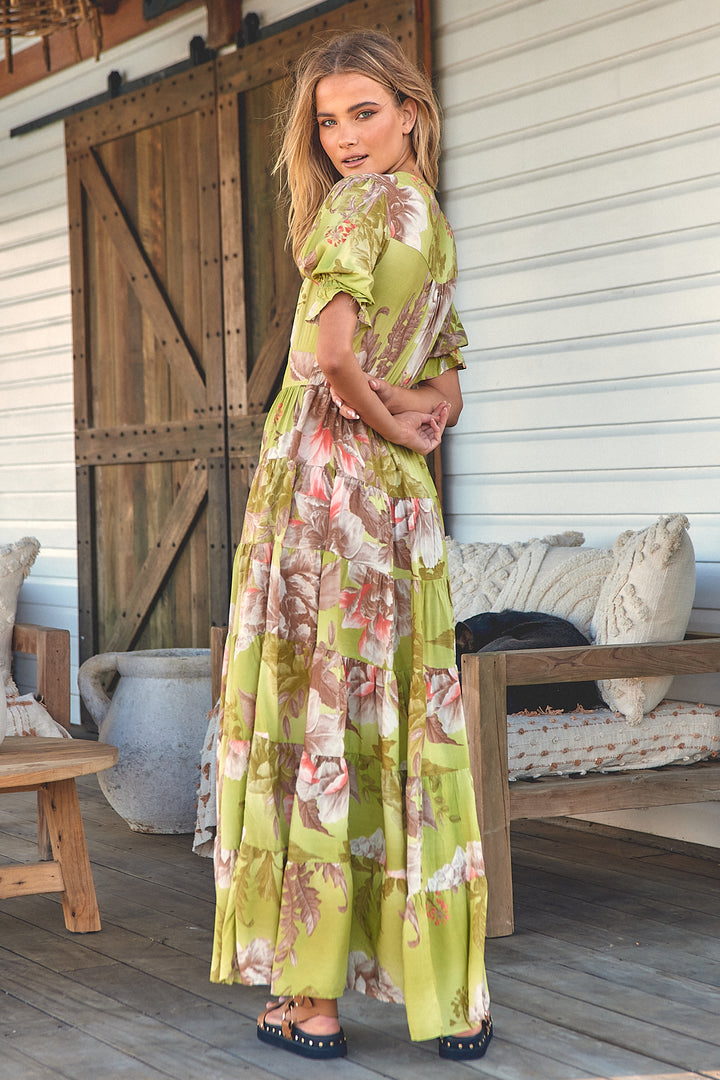 Mistletoe Print Annabel Maxi