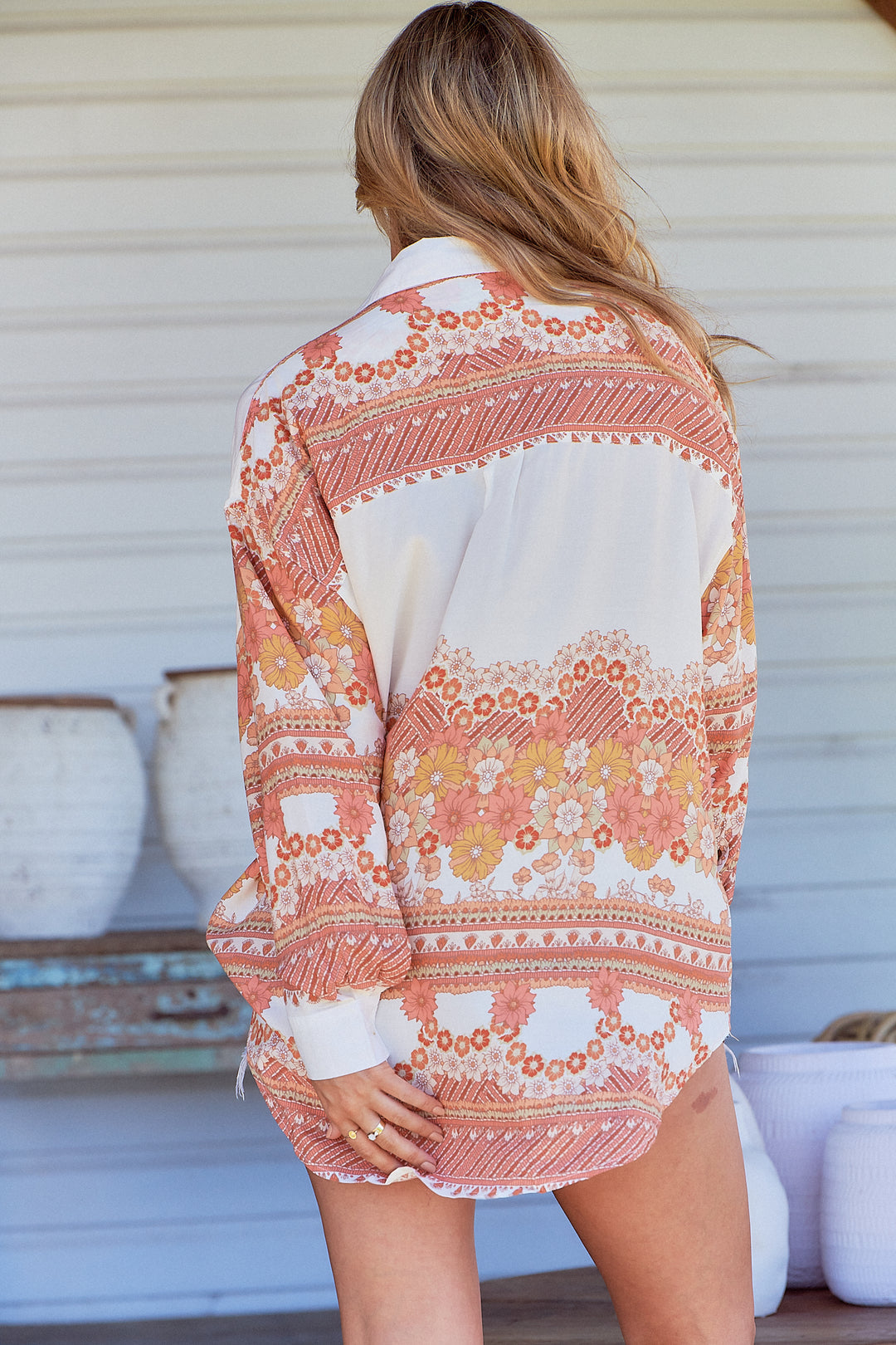 Holliday Print Novella Shirt