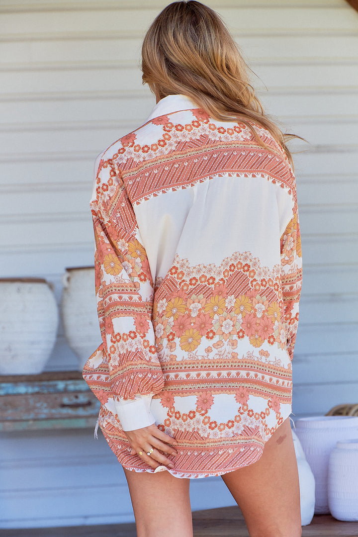 Holliday Print Novella Shirt