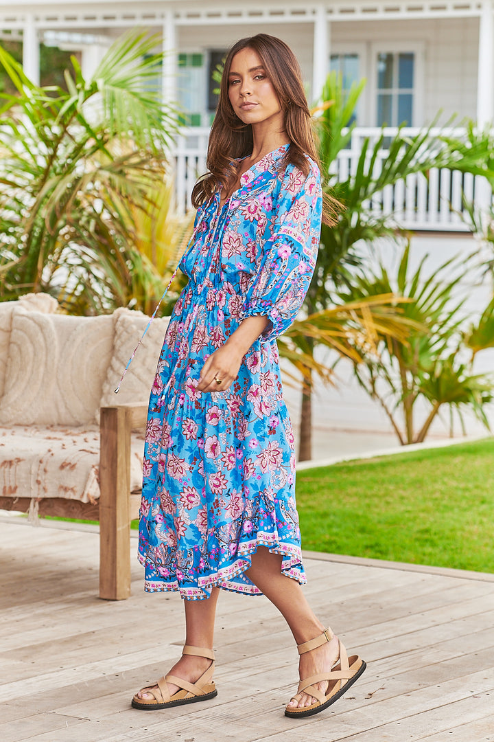 Keilani Print Jasmine Midi Dress