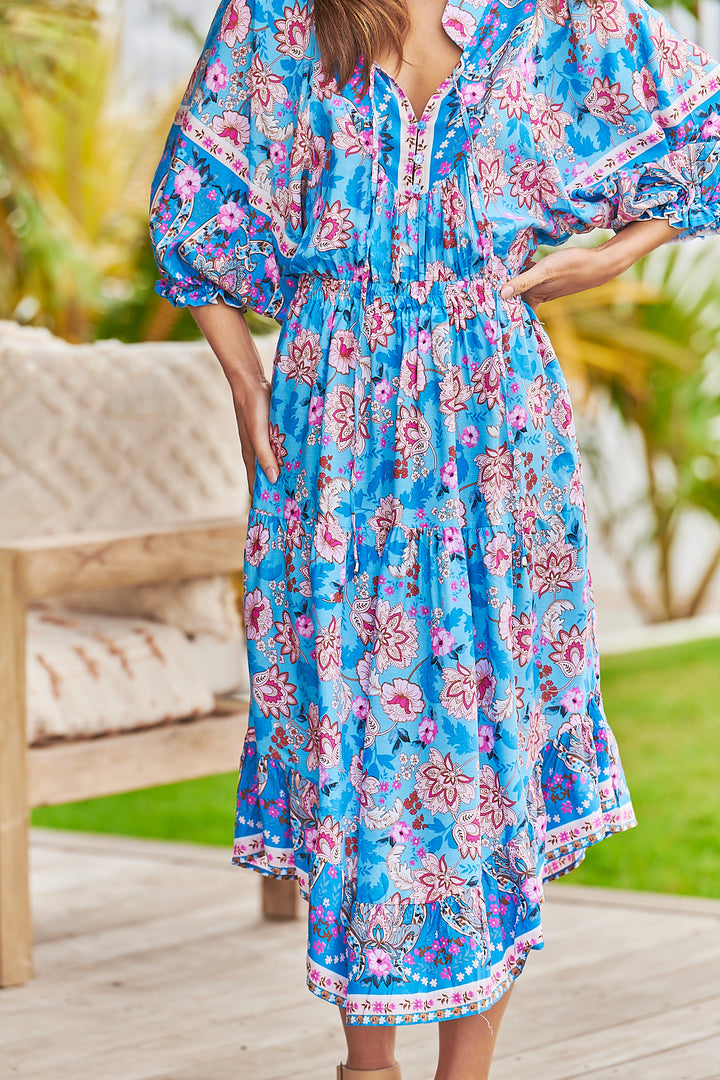 Keilani Print Jasmine Midi Dress