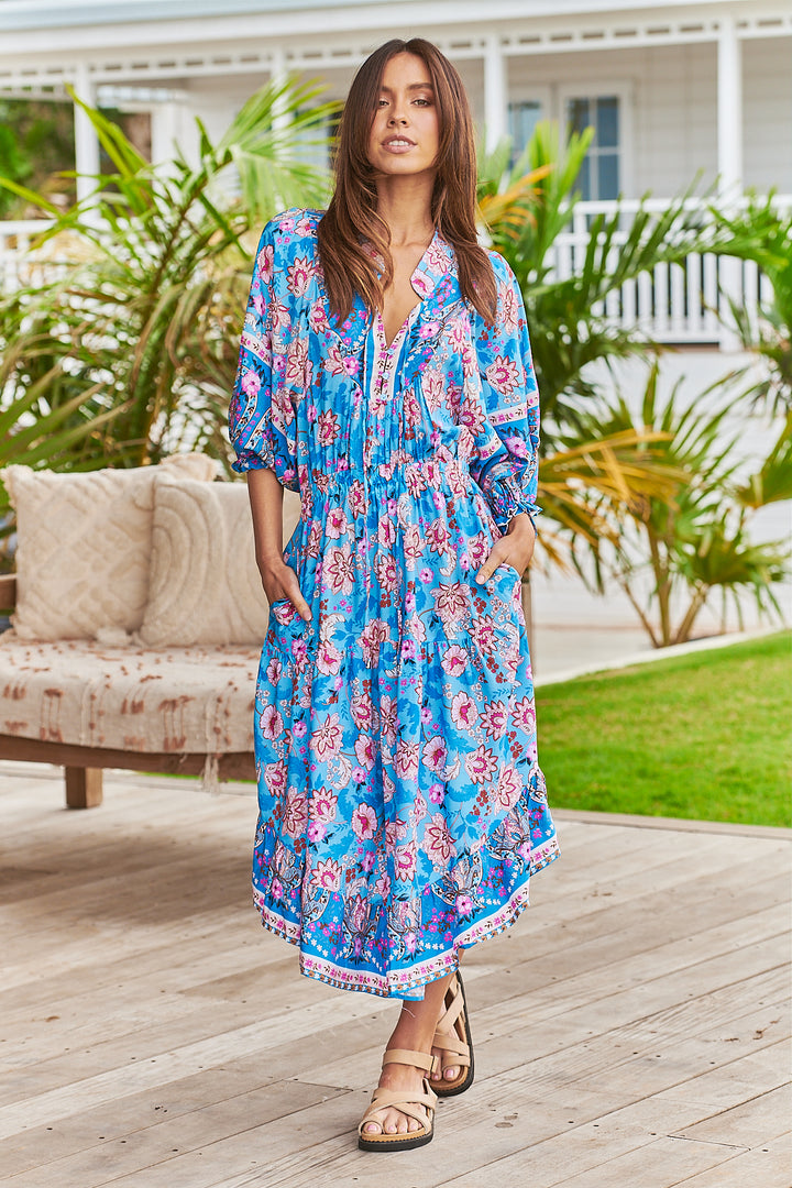 Keilani Print Jasmine Midi Dress