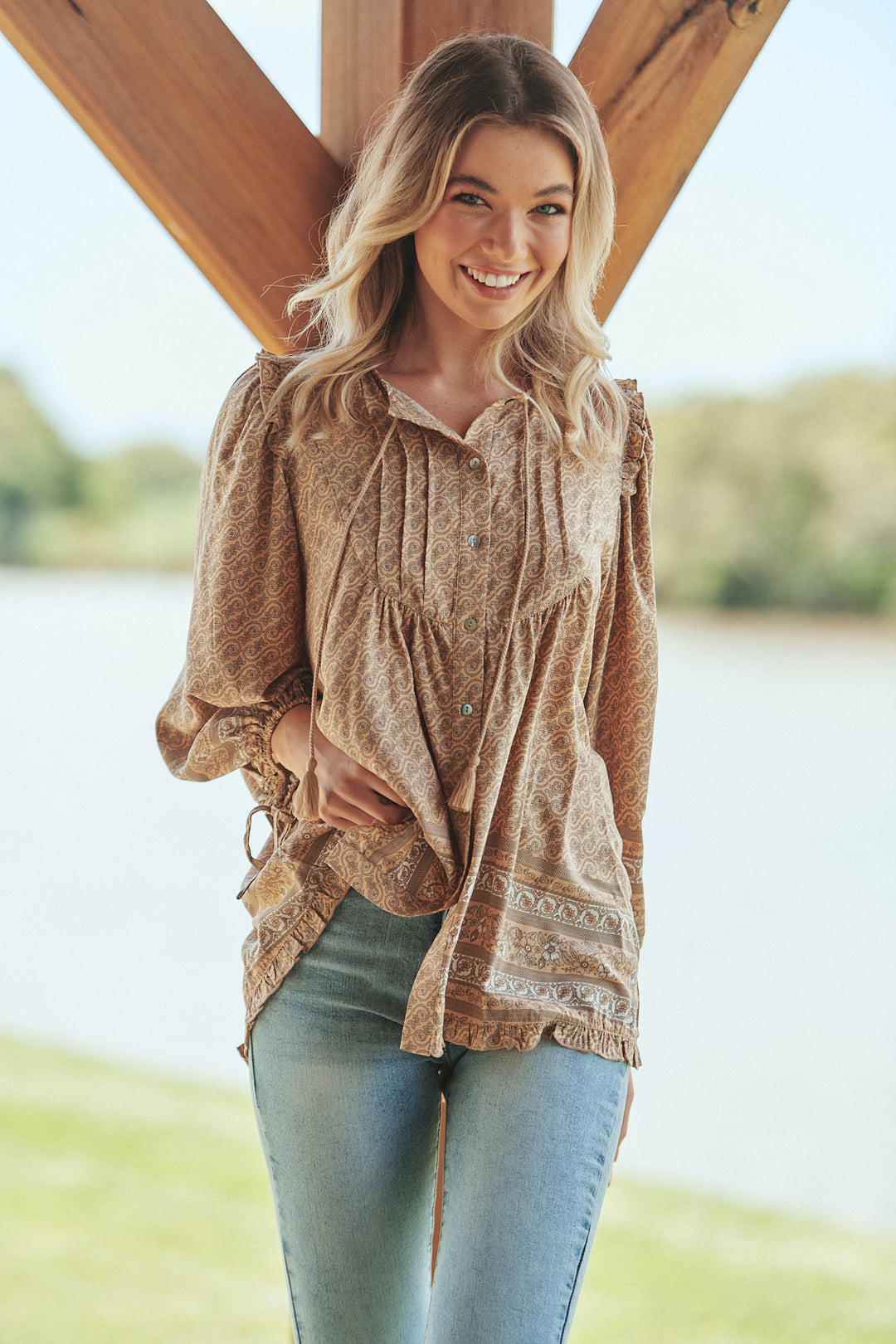 Bon Print Aries Blouse