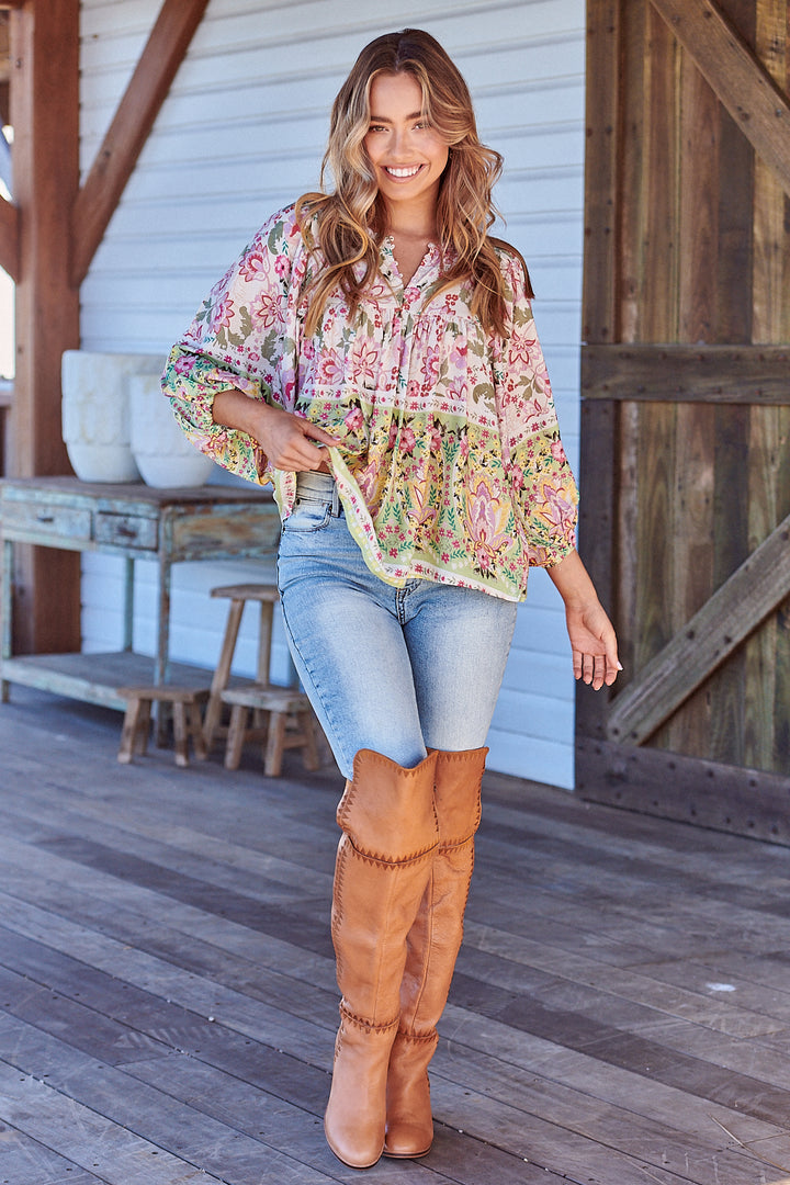 Sakura Print Indira Top