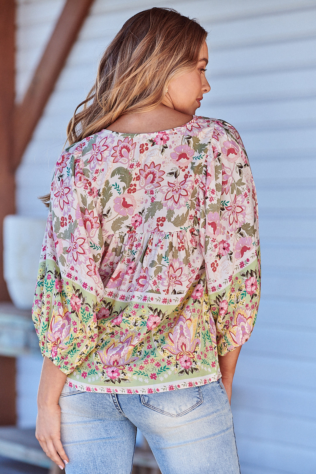 Sakura Print Indira Top