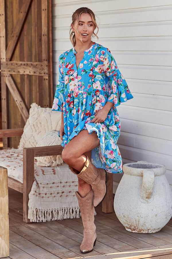 Jaase Imagination Print Betty Dress - Lilac and Mila