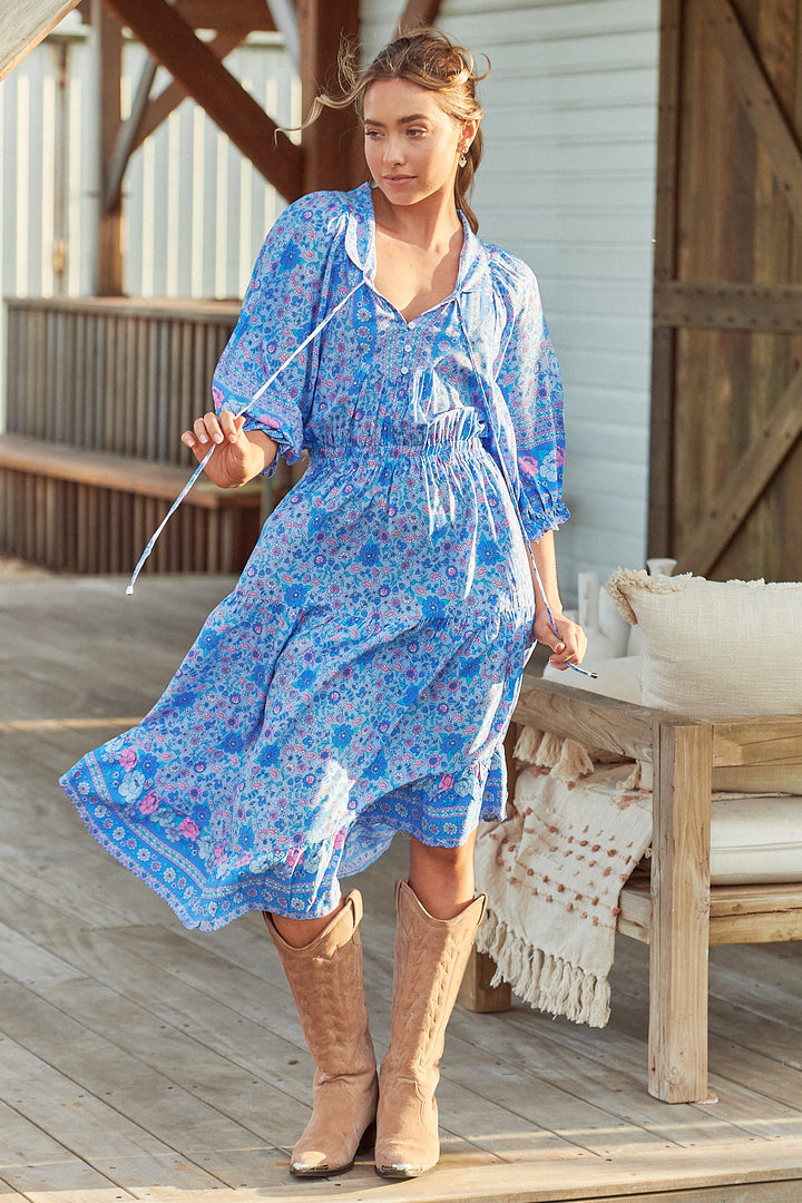 Kai Print Jasmine Midi Dress