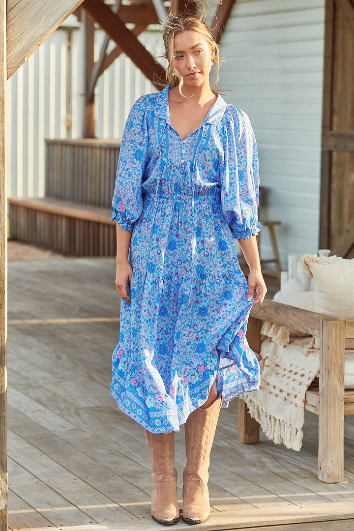 Kai Print Jasmine Midi Dress
