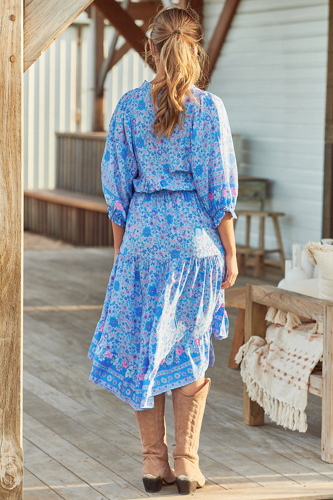 Kai Print Jasmine Midi Dress