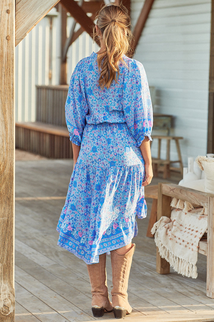 Kai Print Jasmine Midi Dress