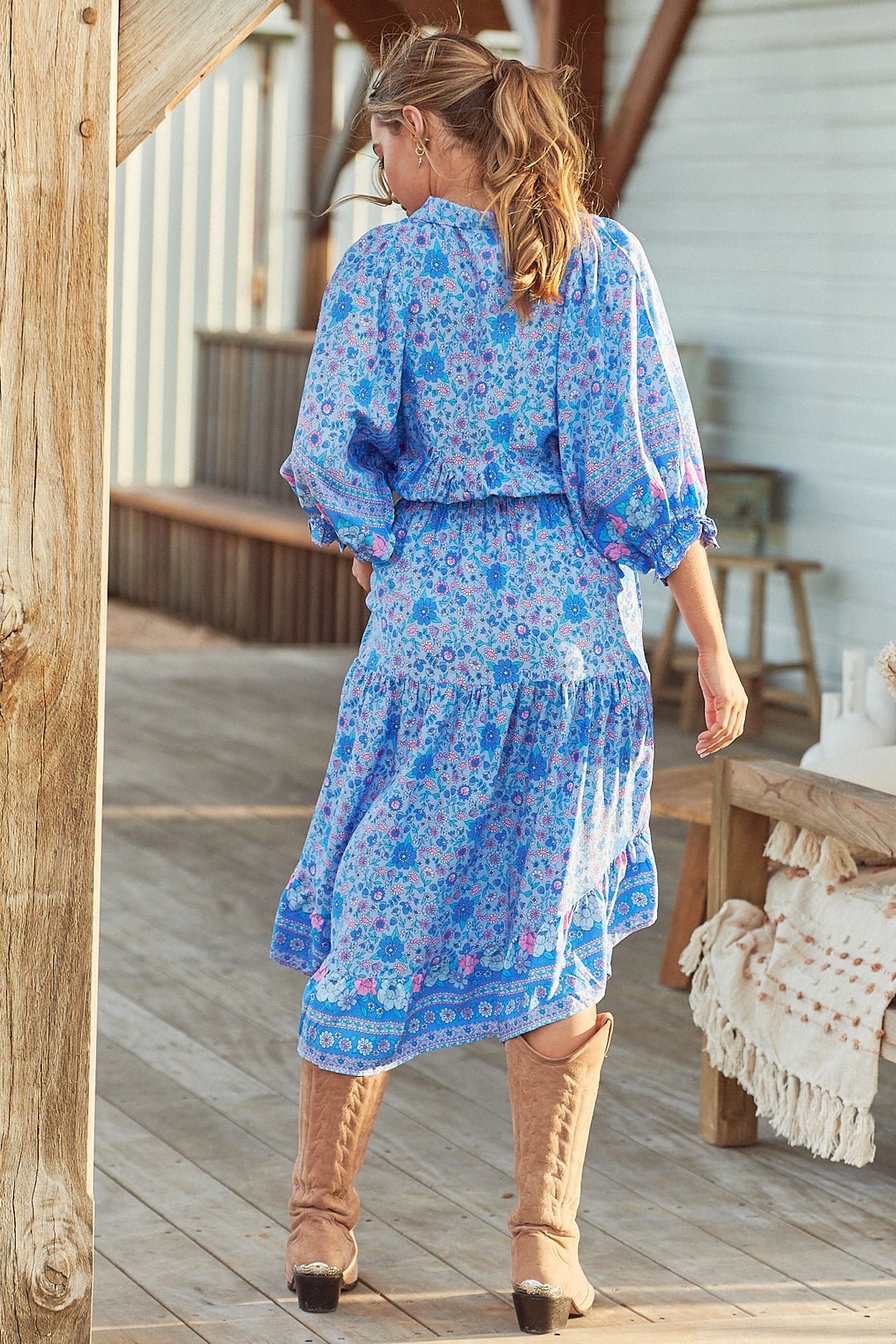 Kai Print Jasmine Midi Dress