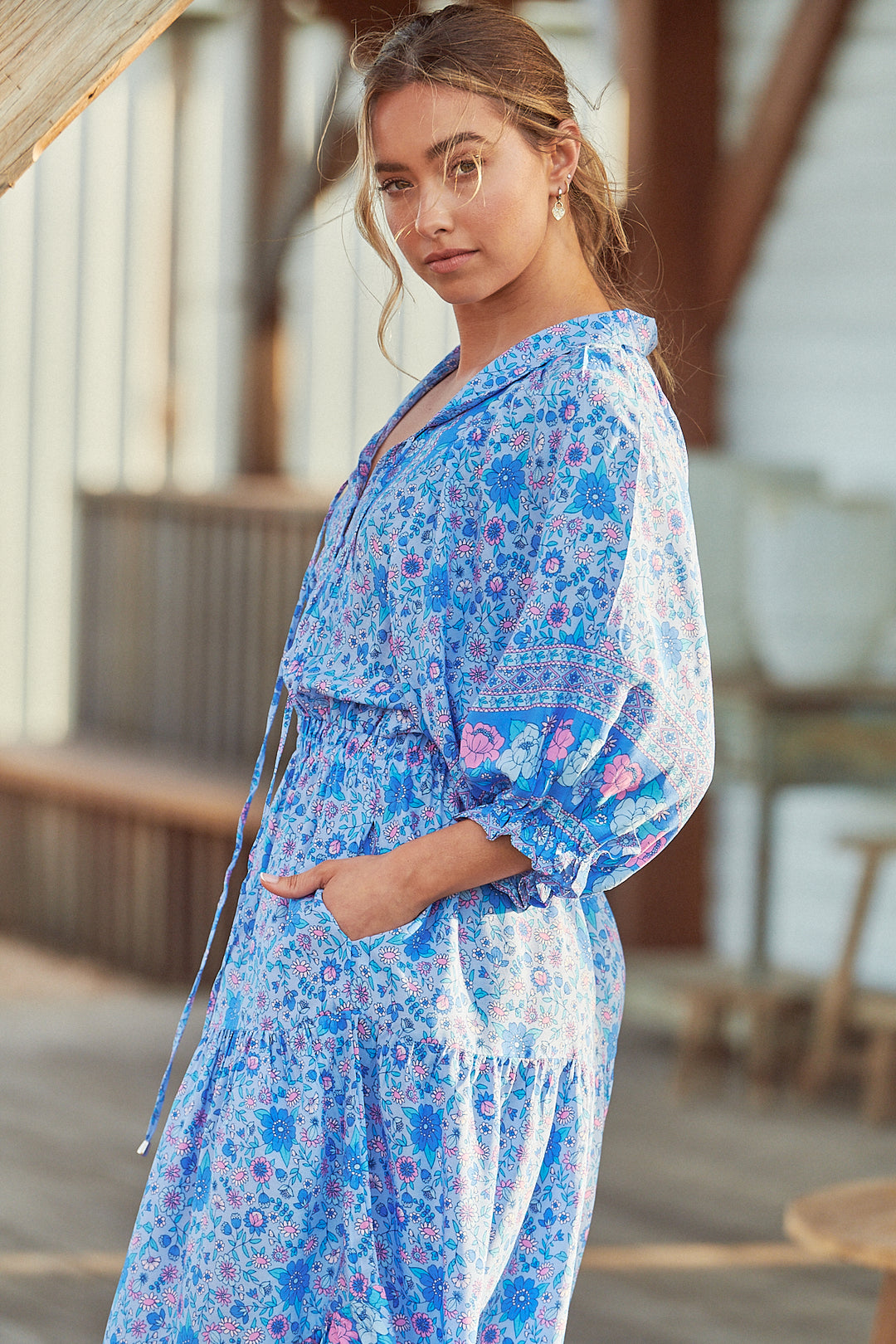 Kai Print Jasmine Midi Dress