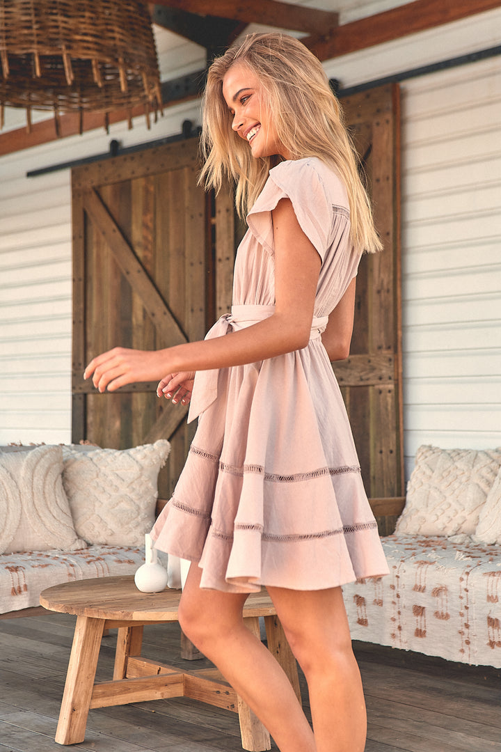 Nude Cotton Print Montana Mini