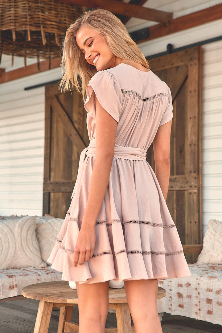Nude Cotton Print Montana Mini