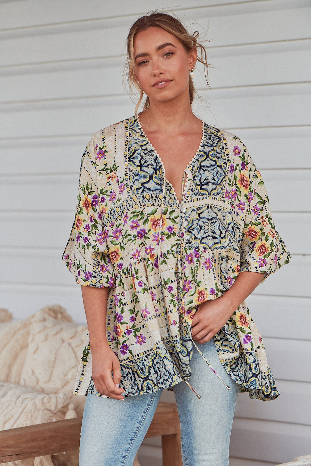 Sweet Love Print Chloe Top