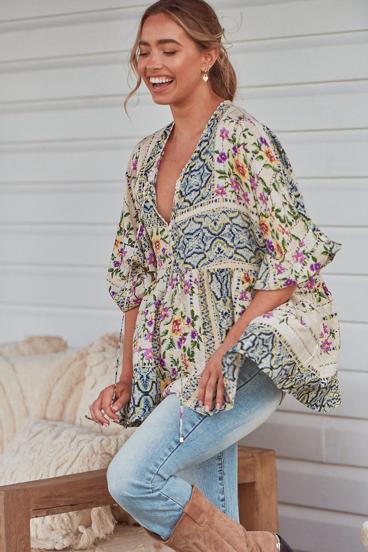 Sweet Love Print Chloe Top