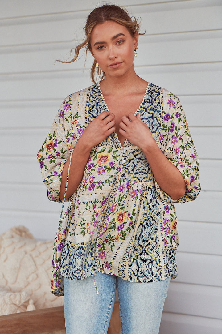 Sweet Love Print Chloe Top