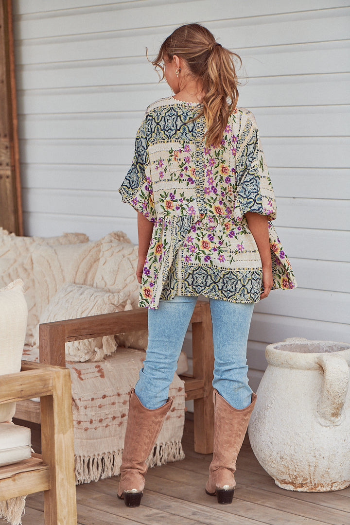 Sweet Love Print Chloe Top