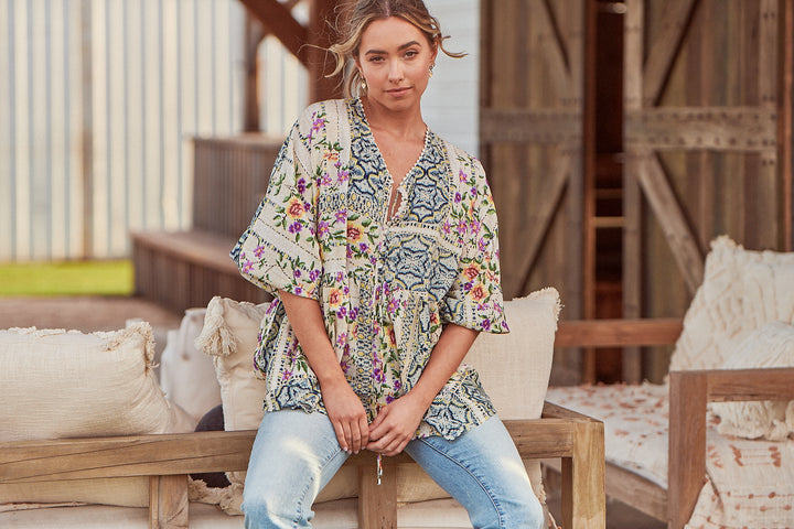 Sweet Love Print Chloe Top