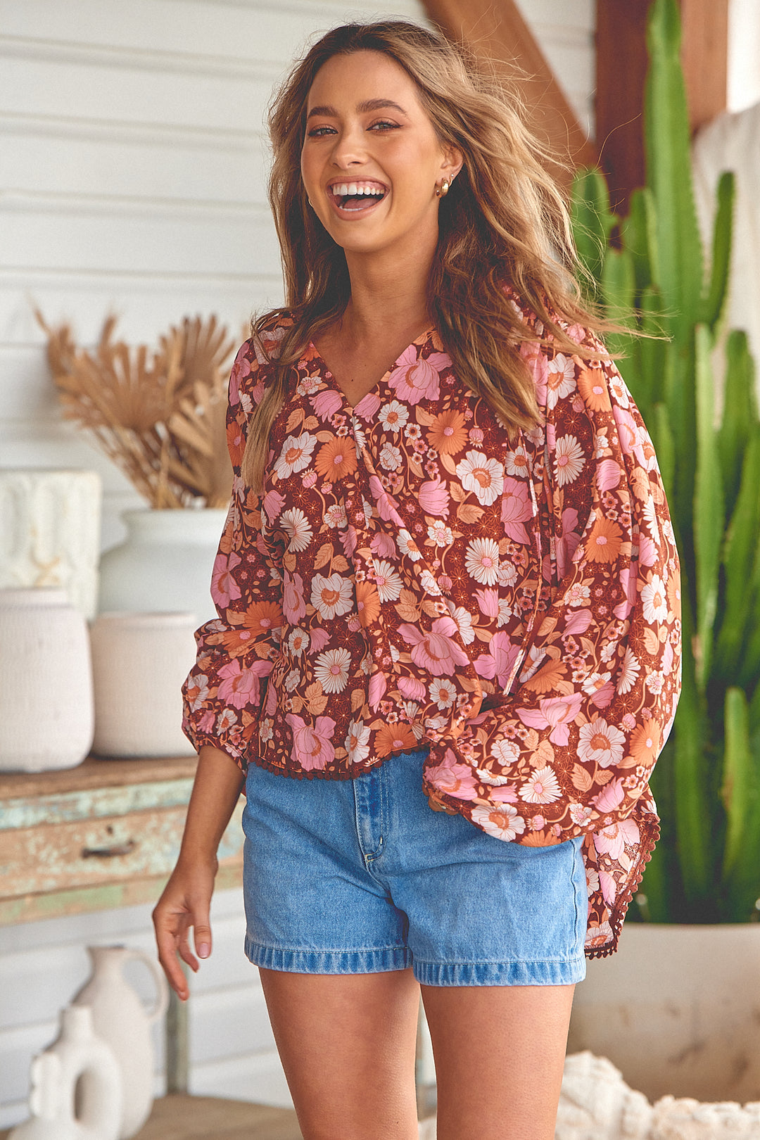 Pixie Print Rue Top