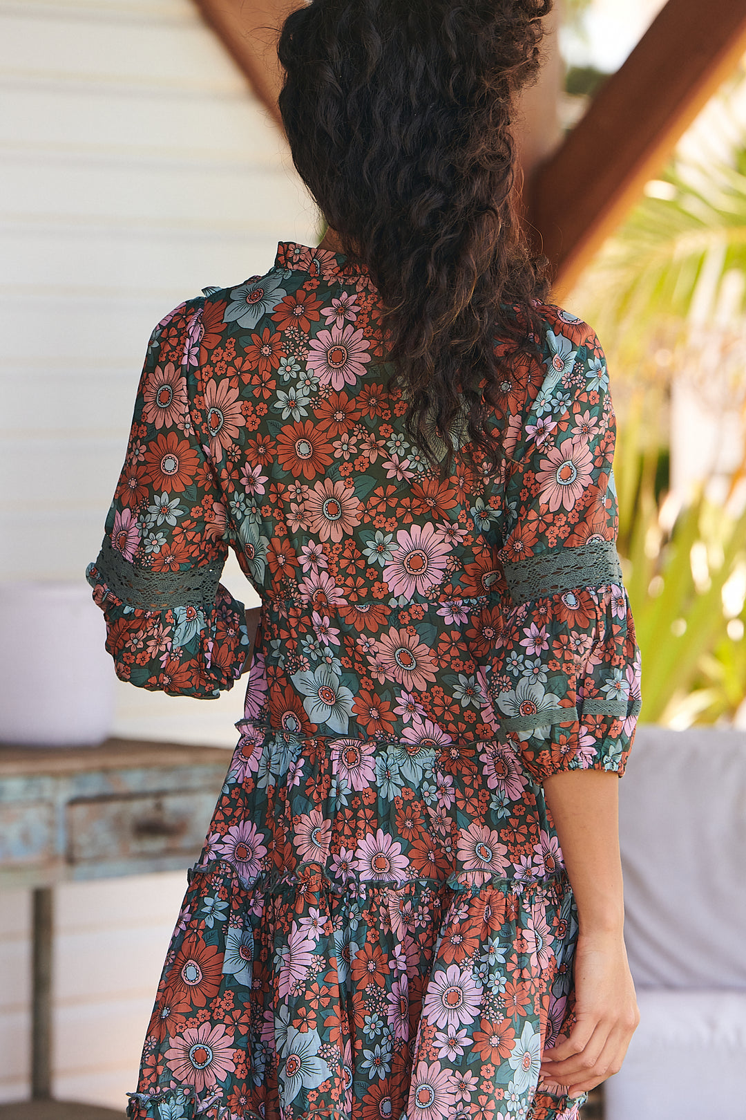 Garden of Dreams Print Tae Maxi Dress