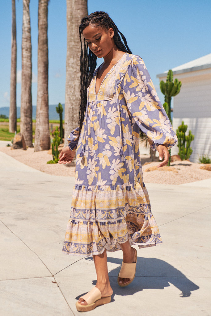 Wild bloom midi top dress spell