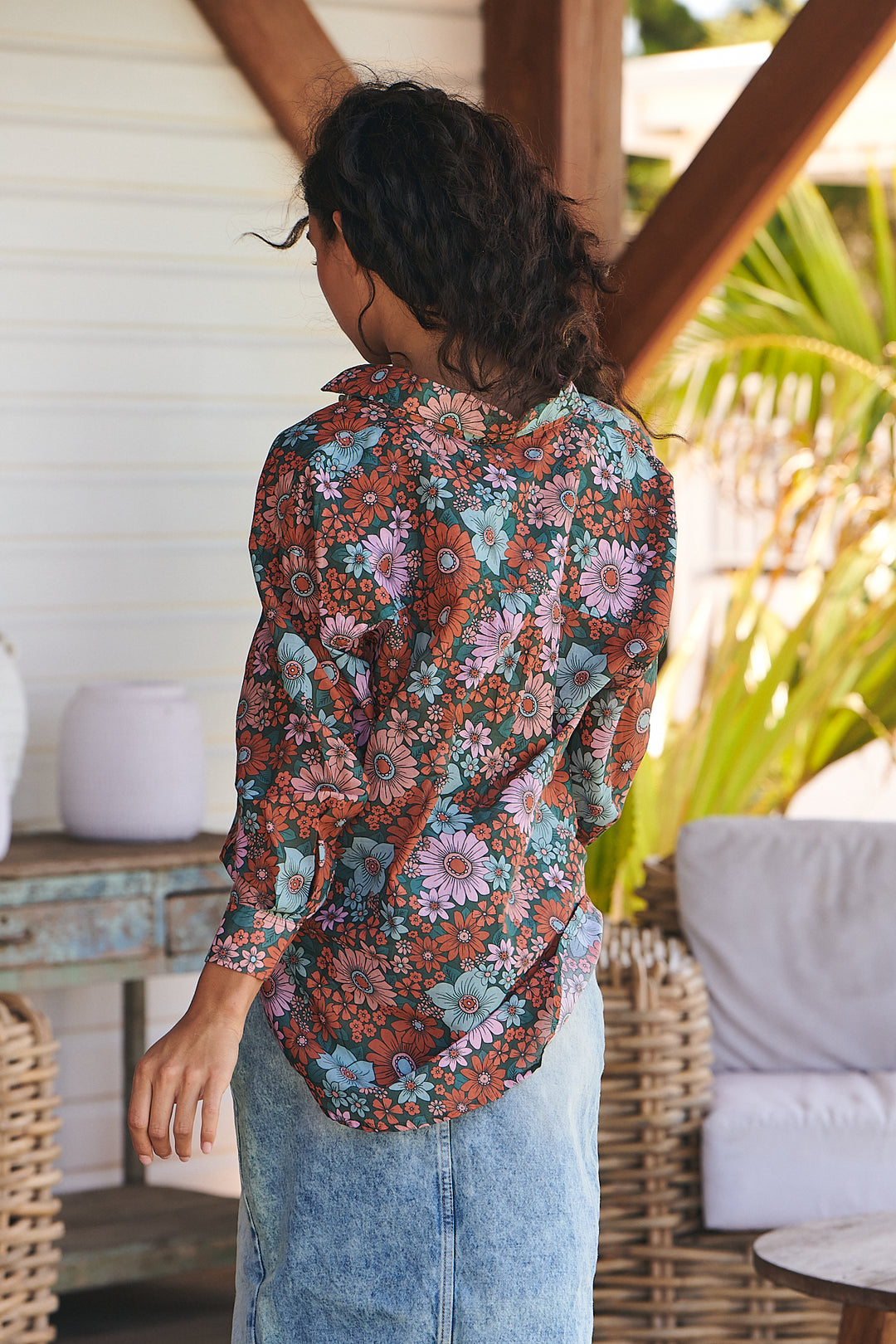 Garden of Dreams Print Novella Shirt