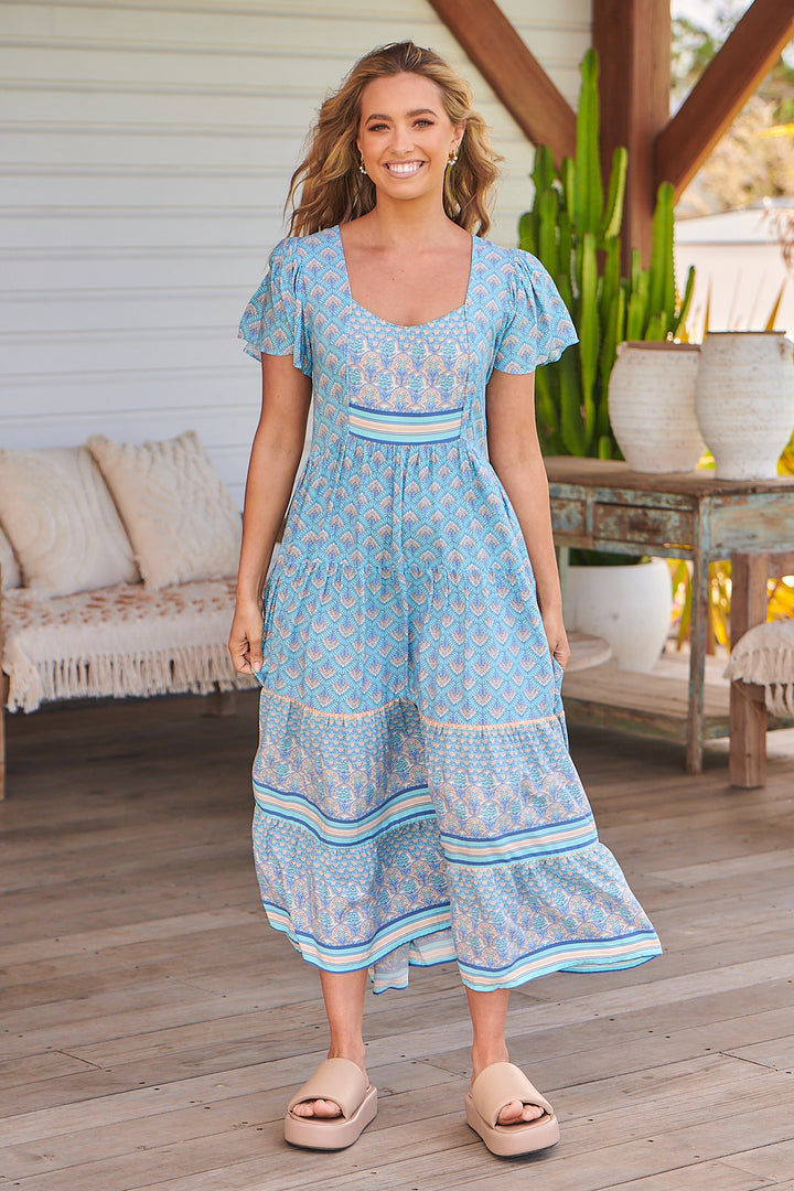 Sea Eden Print Isabella Maxi